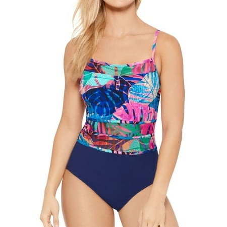 - Women's Christina CC5018 Castaway Cay Sheer Cut Out One Piece Swimsuit