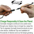 thumbnail image 4 of International AC Home Wall Charger suitable for the Samsung WEP 200 - 10W Charge supports wall outlets and voltages worldwide - Uses Gomadic Brand Tip, 4 of 4