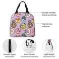 thumbnail image 4 of Picia Cartoon Donuts Printed Lunch box Lunch bag for Men Women Large Capacity Lunchbox Reusable Lunch Bags Insulated Lunch Bag Lunch Box Cooler, 4 of 6