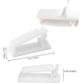 thumbnail image 3 of Cable Management, 50PCS Adhesive Wire Organizer Cable Clips for Ethernet Cables and Cable Management System for TV, PC, Laptop, Desk（White），JUN, 3 of 6