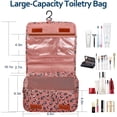 thumbnail image 2 of Hanging Toiletry Bag, Waterproof Traveling Toiletries Bag Portable Travel Makeup Pouch Multifunction Travel Bathroom Bag Organizer with Hook, 2 of 6