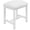 White, variant on Small Vanity Stool With Cushion Cute Modern Makeup Chair Ottoman Foot Rest For Bedroom Bathroom Living Room Small Spaces
