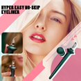 thumbnail image 4 of 1Set Eye Liner Tools Easy Gel Reusable Silicone Eye Liner Brush Eye Liner For Shaky Hands Begin Makeup Curved Applicator Eye Liner Duoo Tool Premium Eye Liner Set, 4 of 8