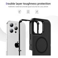 thumbnail image 3 of XUCP-Magnetic for iPhone 16 Pro Case, Compatible with MagSafe, Shockproof Dustproof Drop Proof, Military-Grade Protection, Magnetic Case for iPhone 16 Pro, Black, 3 of 4