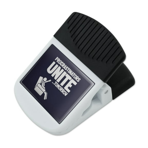 Procrastinators Unite Tomorrow Funny Refrigerator Fridge Magnet Magnetic Hanging Hook Note Snack Clip