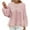Pink---blue long sleeve shirt women, variant on Aboser Babydoll Shirts for Women Trendy Plaid Tunic Tops Baggy Lantern Sleeve Shirt Oversized Crewneck T-Shirts Flowy Loose Fitted Blouses Red L