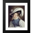 thumbnail image 2 of Théophile Gautier 11x14 Black Modern Framed Museum Art Print Titled - Woman's Portrait (1829), 2 of 5