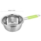 thumbnail image 4 of Colador de acero inoxidable de 20 cm con asa, fácil de limpiar y mantener, colador para verduras y frutas, recipiente para escurrir, recipiente para arroz con doble asa, 4 of 8