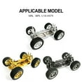 thumbnail image 4 of maskred Precision Car Frame Chassis Frame For 1/18 Wltoys C24 On-Road Vehicles Accessory Golden, 4 of 6