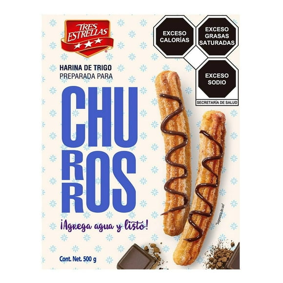 Harina para preparar churros Tres Estrellas 500 g