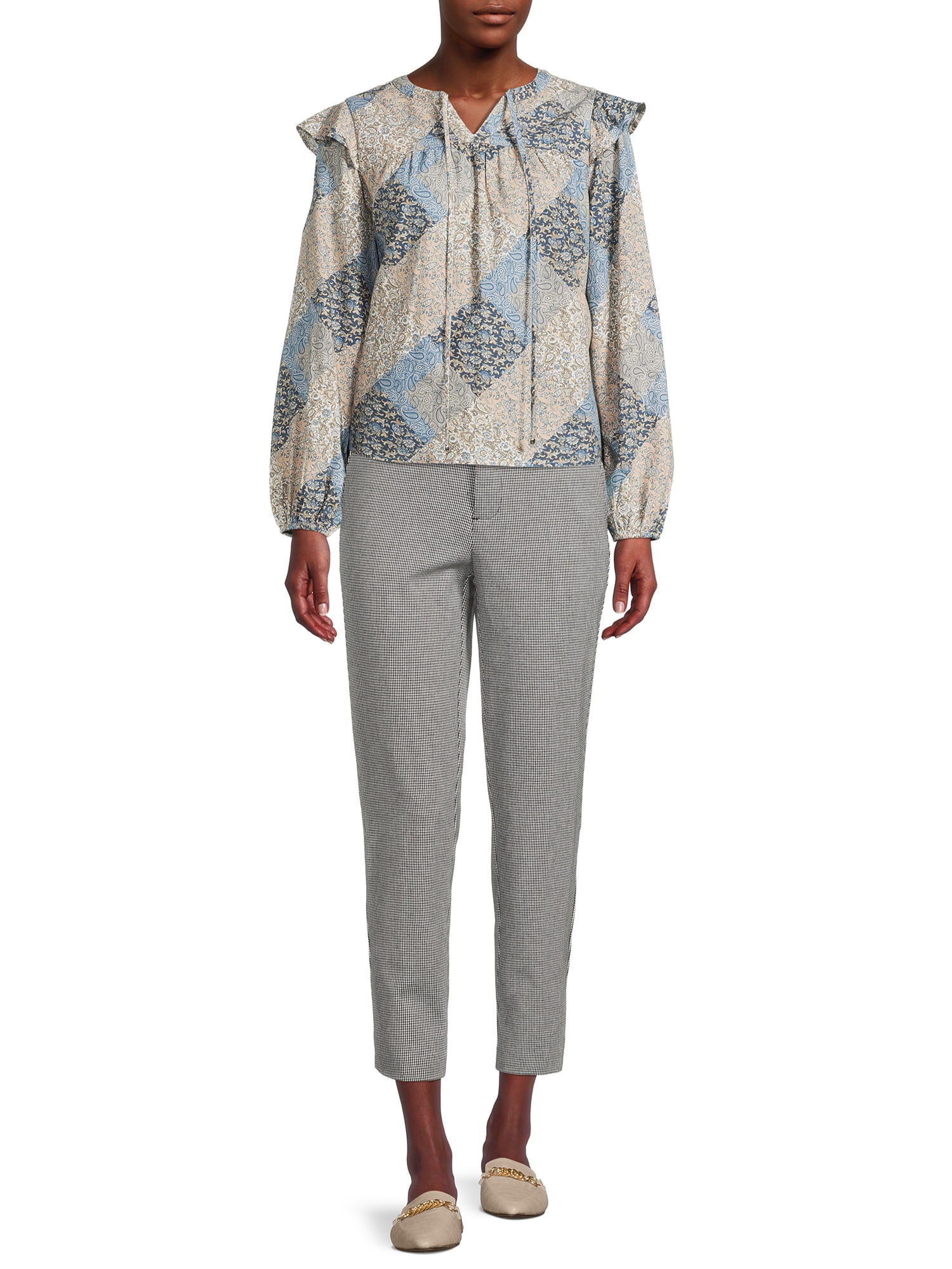 Time and Tru Women's Cropped Pull-On Pants