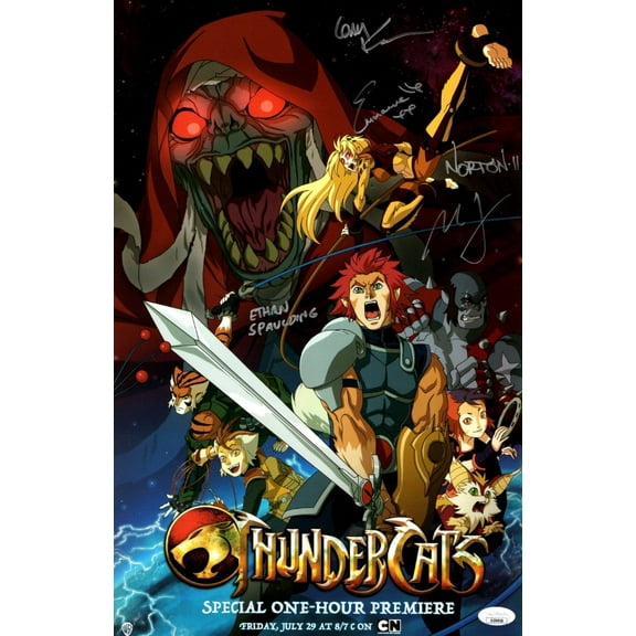 Thundercats Multi Signed Autographed 11X17 Poster 5 Autos Kenny Chriqui JSA