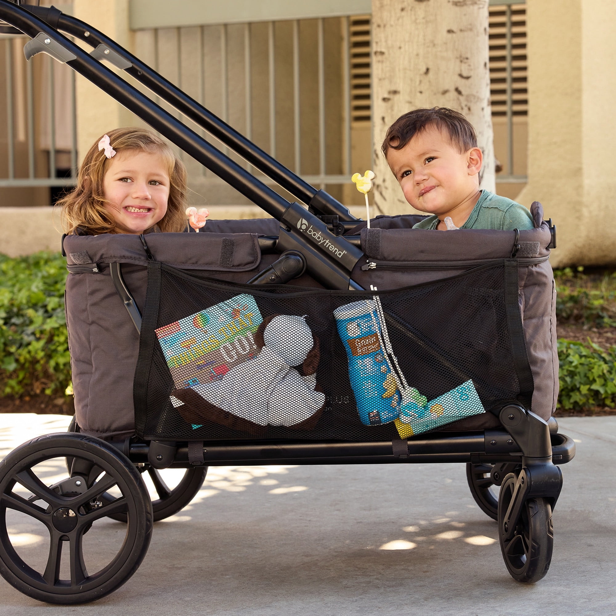 J.L. Childress Universal Stroller Wagon Netting - Mesh Organizer, Stroller Accessories, Storage