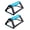 Blue black, variant on YIEMEEN H Type Push Up Stand Set for Home and Gym Workout Training and Fitness Exercise