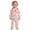 White, variant on Piomll Outfit Sets for Girls Crepe Pajama Bow Tie Collar Heart Print Homewear Fall Seasons Kids Clothing