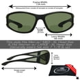 thumbnail image 2 of proSPORT Polarized Bifocal Sunglasses Wrap Around Side Shield for Men Women, 2 of 6