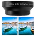 thumbnail image 3 of Verre Optique 0.43x Objectif, Grand Gamme de Paysages Objectif de Conversion Macro Angle Grand Longue Durée de Vie pour Appareil Photo, 3 of 7