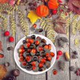 thumbnail image 5 of Mini bellotas artificiales de 3cm, frutas de roble falsas realistas para decoración de mesa de cocina, Acción de Gracias, Halloween, Festival de Navidad, 100 Uds. Feliz Sencillez, 5 of 5