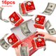 thumbnail image 1 of Caja Regalo Lujo Likrtyny Cash Explosion 252636665552 16 Rojo, 1 of 8