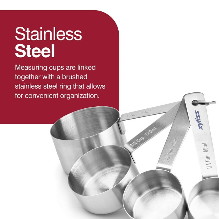 Zyliss Stainless Steel Measuring Cups