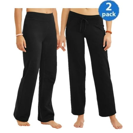 - Athletic Works Relaxed Fit Pant and Bootcut Pants in Regular and Petite 2 Pack Bundle