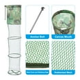 thumbnail image 3 of Uxcell 47"x10" Fishing Cage Basket Collapsible Fishing Bait Mesh Nylon Fish Keeping Net with Anchor Bolt, 3 of 6