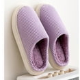 thumbnail image 4 of Utoimkio Slide Sandals for Women Winter Thick Bottom Women Casual Open Toe Comfy Casual Plush Flops Home Shoes, 4 of 5
