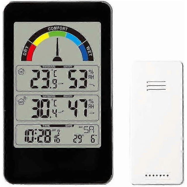 Digital S C Stat With Wireless Sensor Indoor Outdoor Temperature Comfort ()