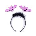 thumbnail image 1 of Halloween Bat Headband Day of the Dead Sequins Hairband Cosplay Costume Headpiece for Adult Kids Stage S Headwear, 1 of 5