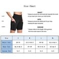 thumbnail image 2 of Hanerdun Women Female High Waist Yoga Workout Shorts with Pockets Black L, 2 of 5