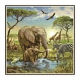 thumbnail image 2 of Motif Tigre/éléphant/ange/dauphin/paon/loup 5D DIY Croix Point de Croix Résine Point Rond Résine Strass Broderie Diamant Peinture Maison, 2 of 9