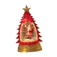 thumbnail image 3 of Bola de nieve iluminada de Navidad, luz de noche de Navidad, bola de nieve iluminada de Navidad para fiestas festivas en el dormitorio al aire libre Mochila roja, 3 of 8