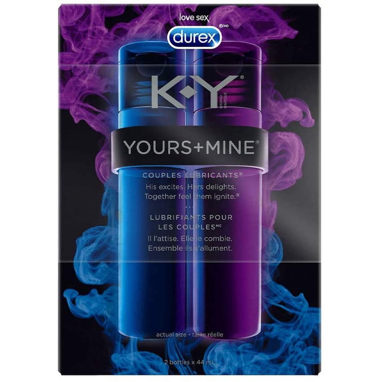 K-Y Yours and Mine Couples Lubricant, 3oz per Package