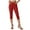 Red, variant on RQYYD Capri Pants for Women High Waisted Pull On Elastic Waist Dressy Casual Stretchy Capris Trousers Pants Pockets Pink S