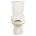 thumbnail image 3 of American Standard H2Option 2-Piece 1.28 GPF 2 Flush Vitreous China Elongated Toilet in Bone, No Seat, 3 of 5