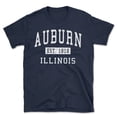 thumbnail image 1 of Auburn Illinois Classic Established Men's Cotton T-Shirt, 1 of 1