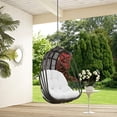 thumbnail image 4 of Pemberly Row Chaise Balançoire de Patio Extérieure Sans Support, Blanche, 4 of 4