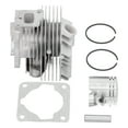 thumbnail image 2 of Kit Cylindre, Fabrication Professionnelle Haute Performance Longue Durée de Vie Anneaux de Piston Résistant à l'Usure Clips de Goupille pour l'Agriculture pour Débroussailleuse pour Jardin, 2 of 8