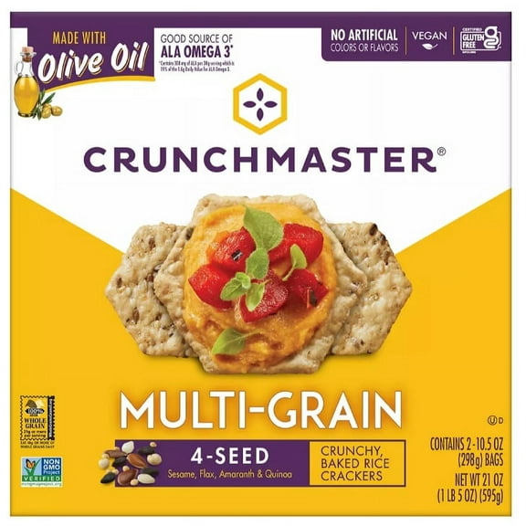 Crunchmaster Multi-Grain Cracker, 21 oz.