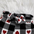thumbnail image 7 of Duqingm Newborn Baby Girl Clothes Heart Outfit Ruffle Romper Tops Pants Outfit Fall Winter Clothing (White,12-18 Months), 7 of 7