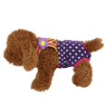 thumbnail image 4 of Envolturas para perros con liguero, Pa?ales para perros reutilizables lavables de color púrpura Solución para pantalones a prueba de fugas de perros para incontinencia de mascotas y viajes largos(M) Ecomeon no, 4 of 4