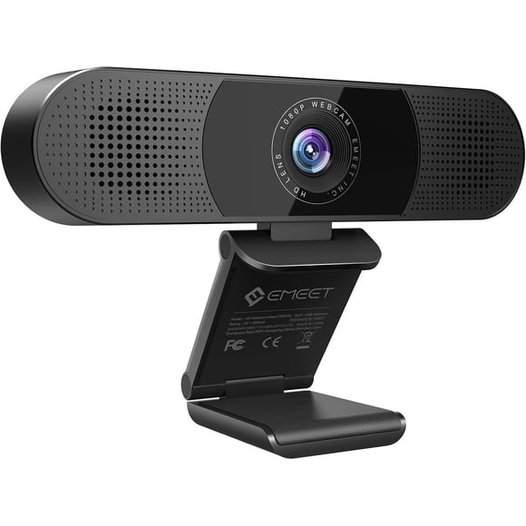 Cámara web EMEET C980 Pro 1080P con micrófono y altavoces