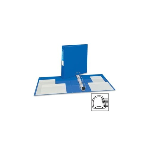 Avery Heavy-duty Binder - One-Touch Rings - DuraHinge 1 1/2' Binder Capacity - Letter - 8 1/2' x 11' Sheet Size - 400 Sheet Capacity - 3 x D-Ring Fastener(s) - 4 Internal Pocket(s) - Chipboard, P