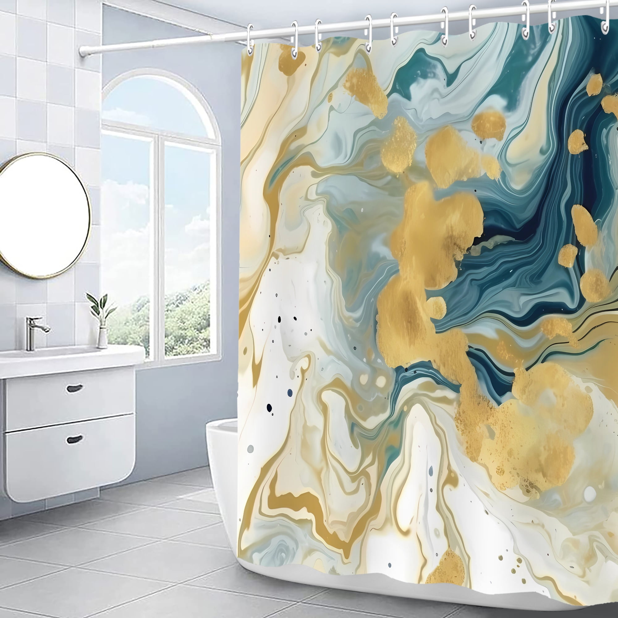 Shower Curtain Abstract Marble Shower Curtain Sets Shower Curtains for
