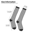 thumbnail image 5 of Easygdp Weave Geometric Soccer Socks Sport Knee High Socks Calf Compression Athletic Socks for Men and Women, 5 of 9