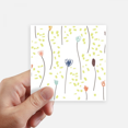 thumbnail image 1 of Flower s Art Sticker Square Waterproof Stickers Wallpaper Car Decal, 1 of 1
