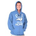 thumbnail image 5 of North Carolina You're Home Here Cute Zip Up Hoodie Men's Women's Brisco Brands 3X, 5 of 6