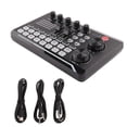 thumbnail image 2 of Audio Mixer,Live Sound Card and Audio Interface with DJ Mixer Effects and Voice Changer,Podcast Prod, 2 of 5