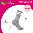 thumbnail image 4 of Fruit of the Loom All Day Comfort Women's Socks, Sizes 4-12, 6-Pack, 4 of 9