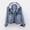 #1-Light blue, variant on Womens Denim Shacket Jacket Cardigan Coats,Plus Size Coats and Jackets,Fashion Women Plus Velvet Long-sleeve Slim-fit Hooded Jacket Denim Blouse Coat